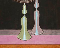 yves tessier lamps and mirror