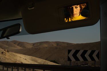 tania franco klein mirror self portrait from the series proceed to the route