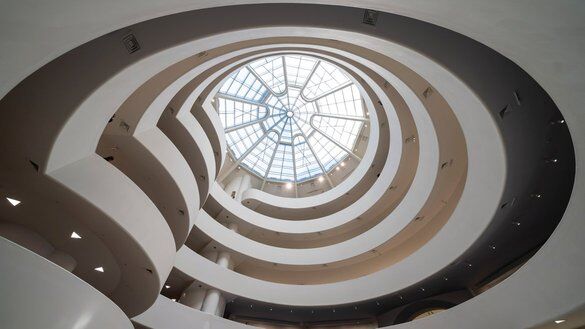 Guggenheim museum skylight