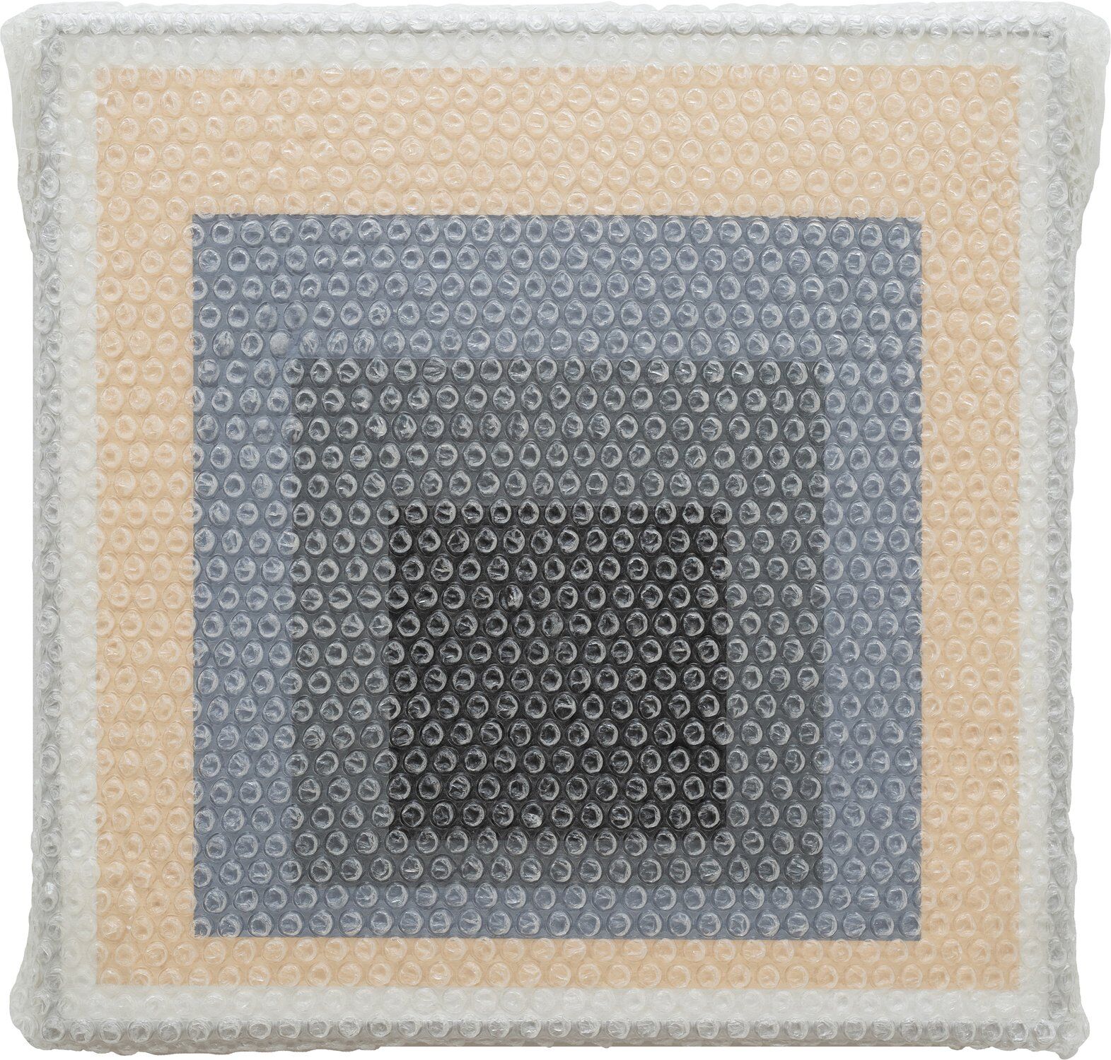 tammi campbell homage to the square with bubble wrap and packing tape 10