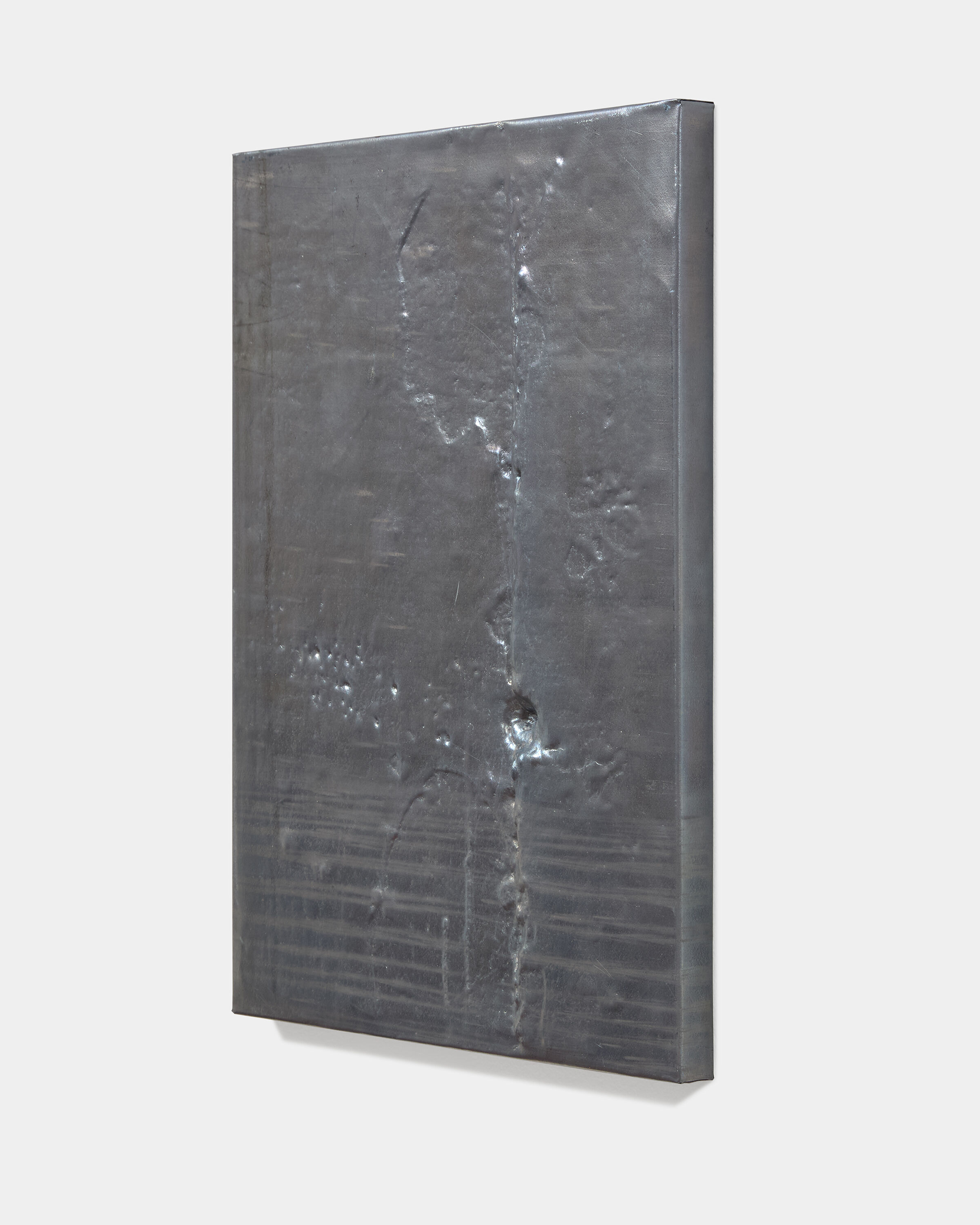 a hammered lead artwork by Mitchell Charbonneau