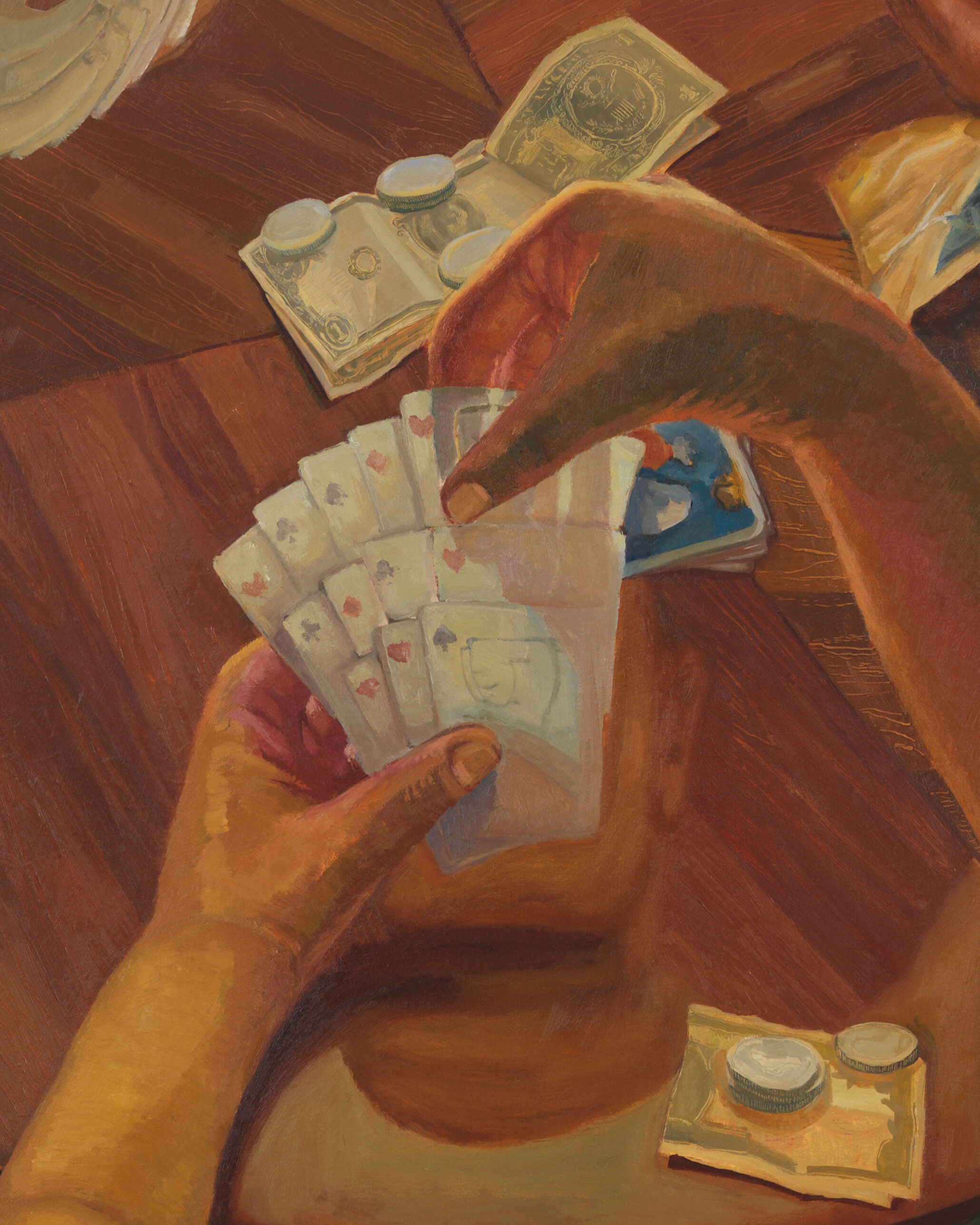 mj torrecampo a portrait of a family playing cards